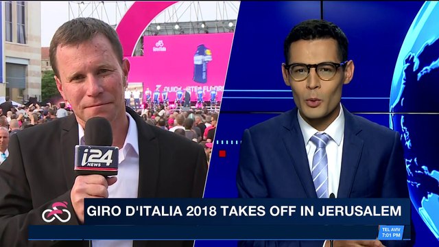 i24NEWS DESK | Giro d'Italia: opening ceremony in Jerusalem | Thursday, May 3rd 2018