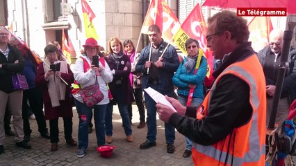 Quimper. Les cheminots sortent la machine à pétards