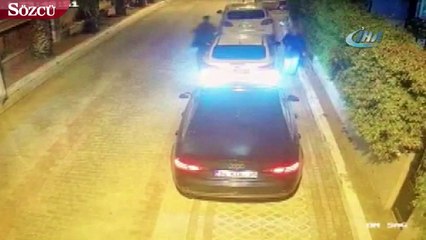 Holding patronunun kaçma anı kamerada