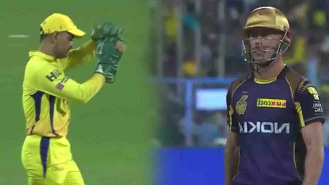 IPL 2018 : MS Dhoni shines in taking DRS, Chris Lynn becomes Victim | वनइंडिया हिंदी