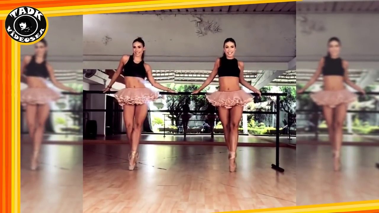 Deux sœurs dansent et on croirait voir le reflet d'un miroir