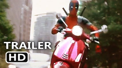 DEADPOOL 2 "Scooter Chase" Clip
