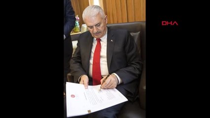 Erdoğan'ın Cumhurbaşkanı Adaylığı Dilekçesini Başbakan Yıldırım İmzaladı