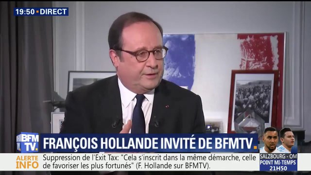 Je me suis sacrifié et je ne le regrette pas confirme François Hollande sur le retrait de sa candidature à la Présidentielle de 2017