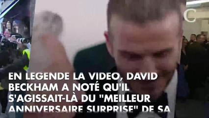 VIDEO. David Beckham ému par la surprise de son fils aîné pour son anniversaire