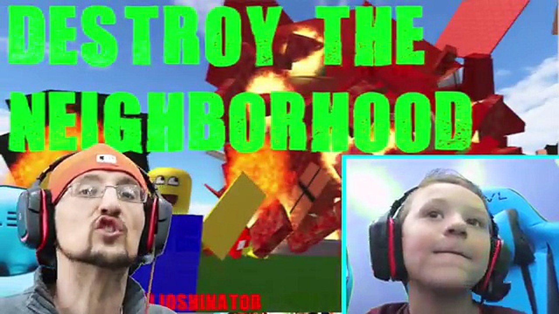 Roblox Destroy The Neighborhood W Airplane Awesome A Bomb - hit the butt roblox dr zomboss slime slide challenge fgteev boys play pvz zombies ripo