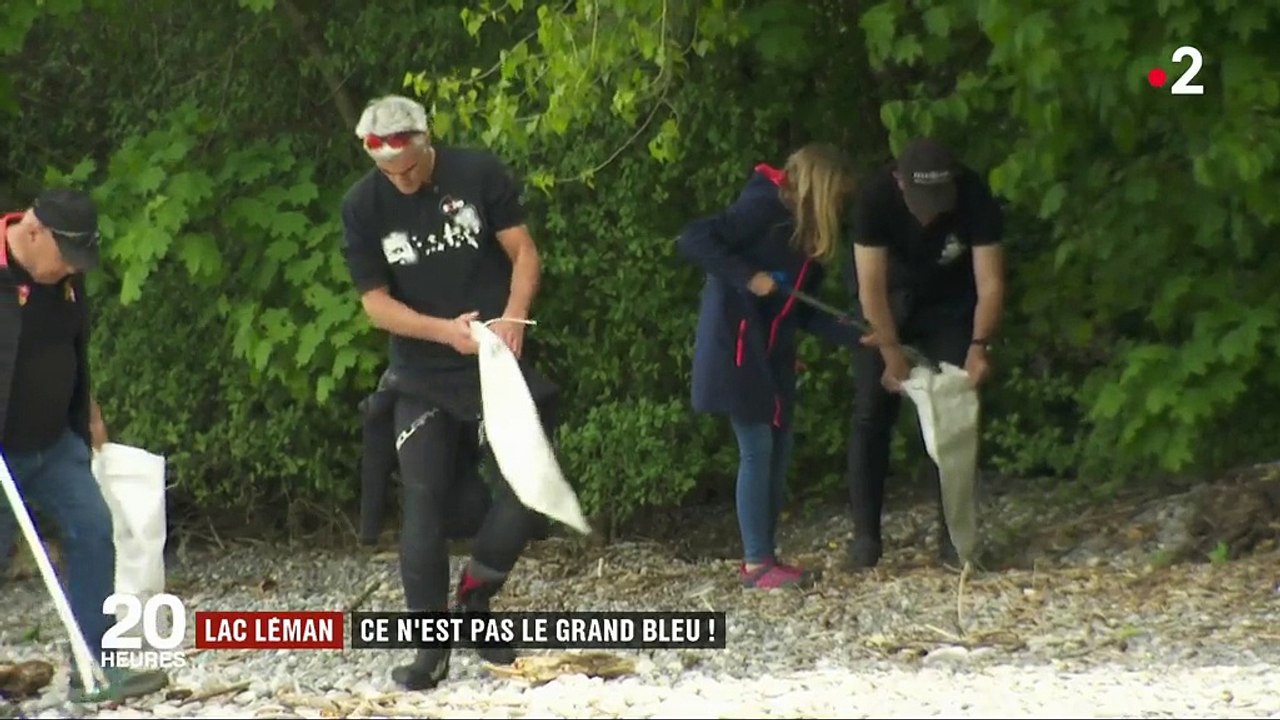 Lac Léman : la prolifération des plastiques concerne aussi l'eau douce