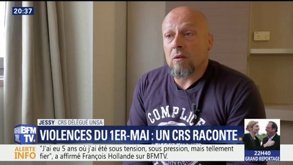 "Il aurait fallu encager" la manifestation du 1er mai, estime un CRS présent