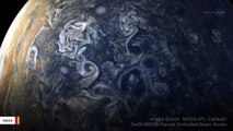 Jupiter's Continent-Sized Storms As Observed By NASA's Juno Spacecraft
