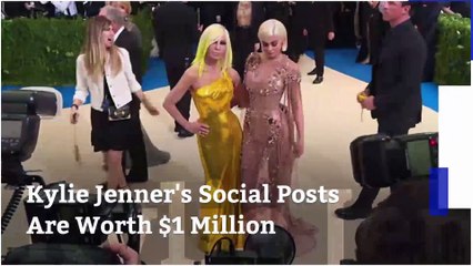 Kylie Jenner's Social Posts Are Worth $1 Million