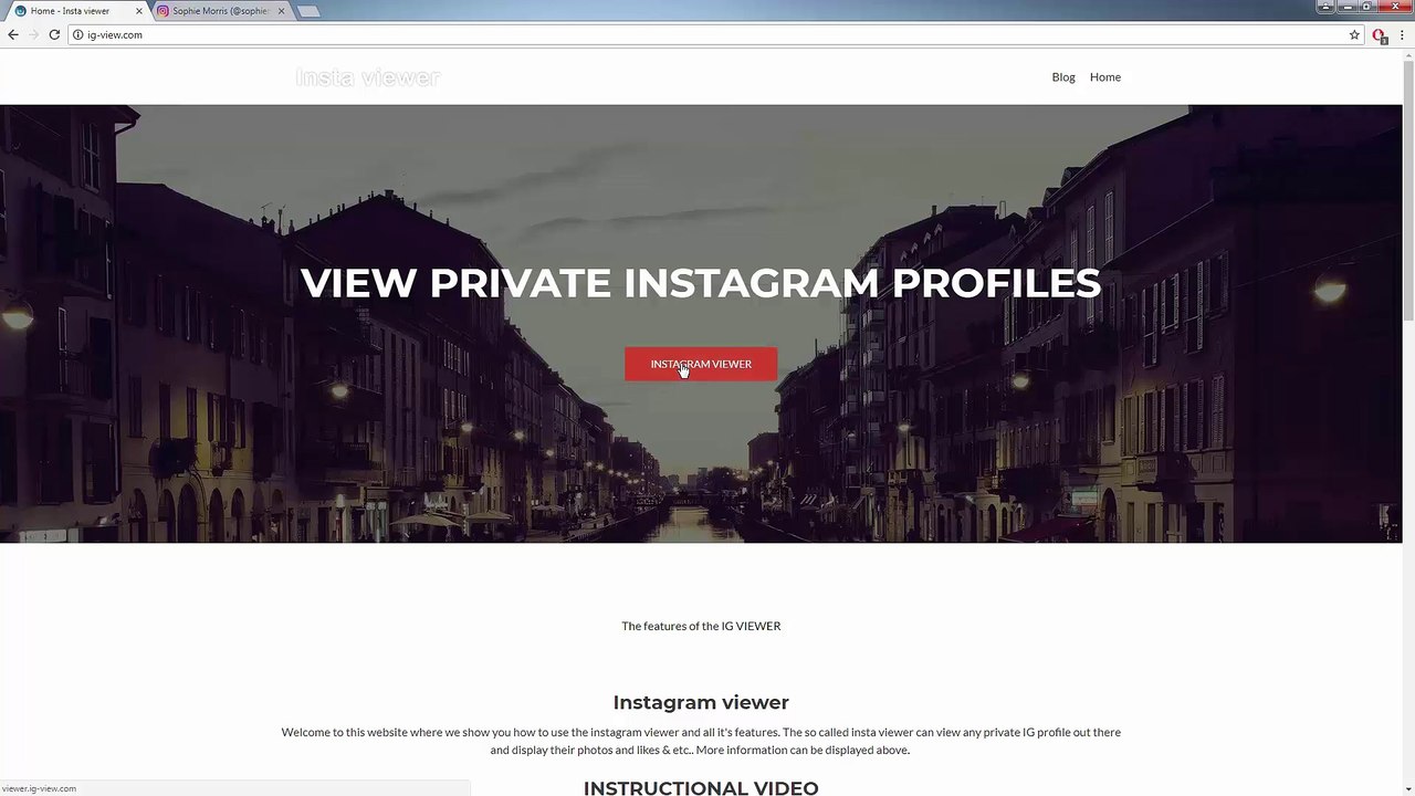 Check private ig profile