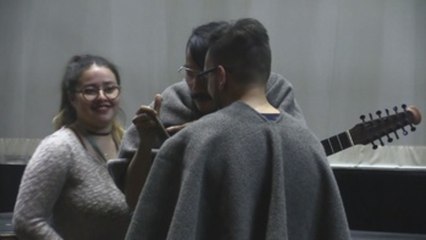 Los Rolling Ruanas, en representación del rock "carranguero"  autóctono de Colombia