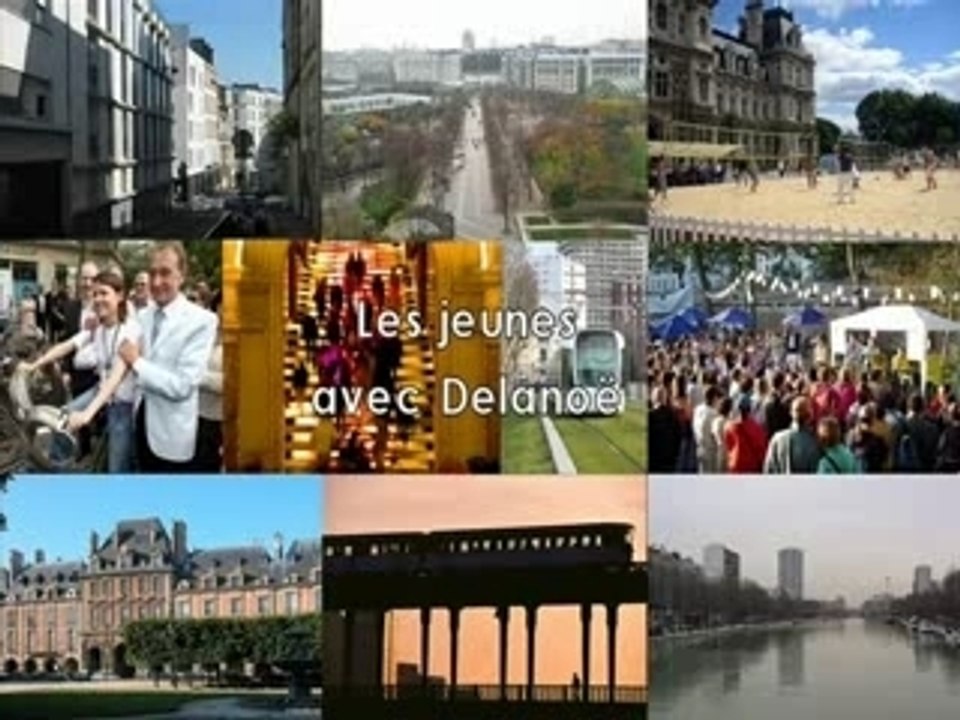 Lancement des jeunes avec Delanoë