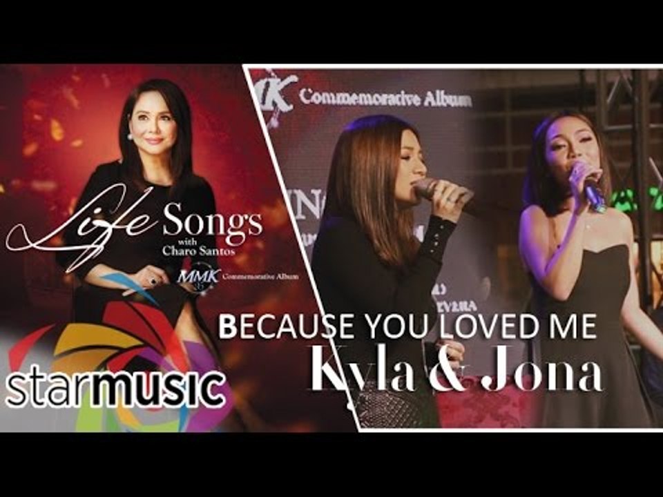 Kyla and Jona - Because You Loved Me (MMK 25 Commemorative Album Launch)