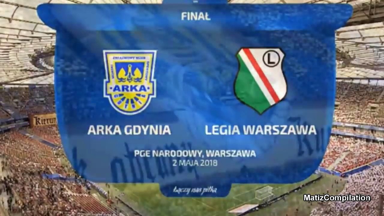 Arka Gdynia vs Legia Warszawa 1-2 Skrót Meczu Wszystkie Bramki&Akcje