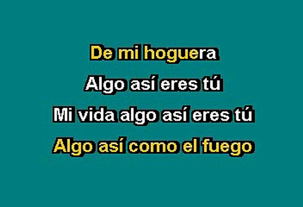 Mocedades - Eres tu (Karaoke)