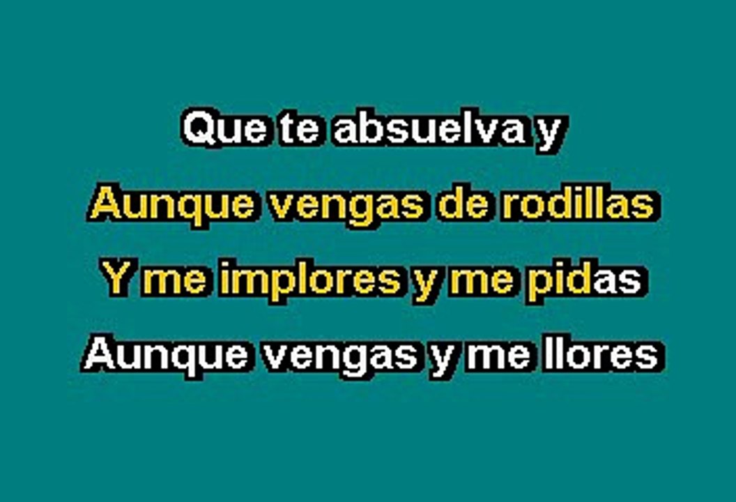 Paulina Rubio - El último adios (Karaoke)
