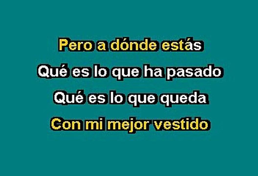 Paulina Rubio - Ni una sola palabra (Karaoke)