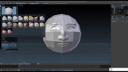 Blender: Introducción al Esculpido 3. Grab y Smooth