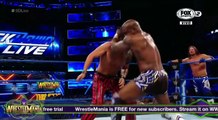 AJ STYLES Y SHINSUKE NAKAMURA VS CHAD GABLE Y SHELTON BENJAMIN WWE SMACKDOWN 3/4/18 EN ESPAÑOL