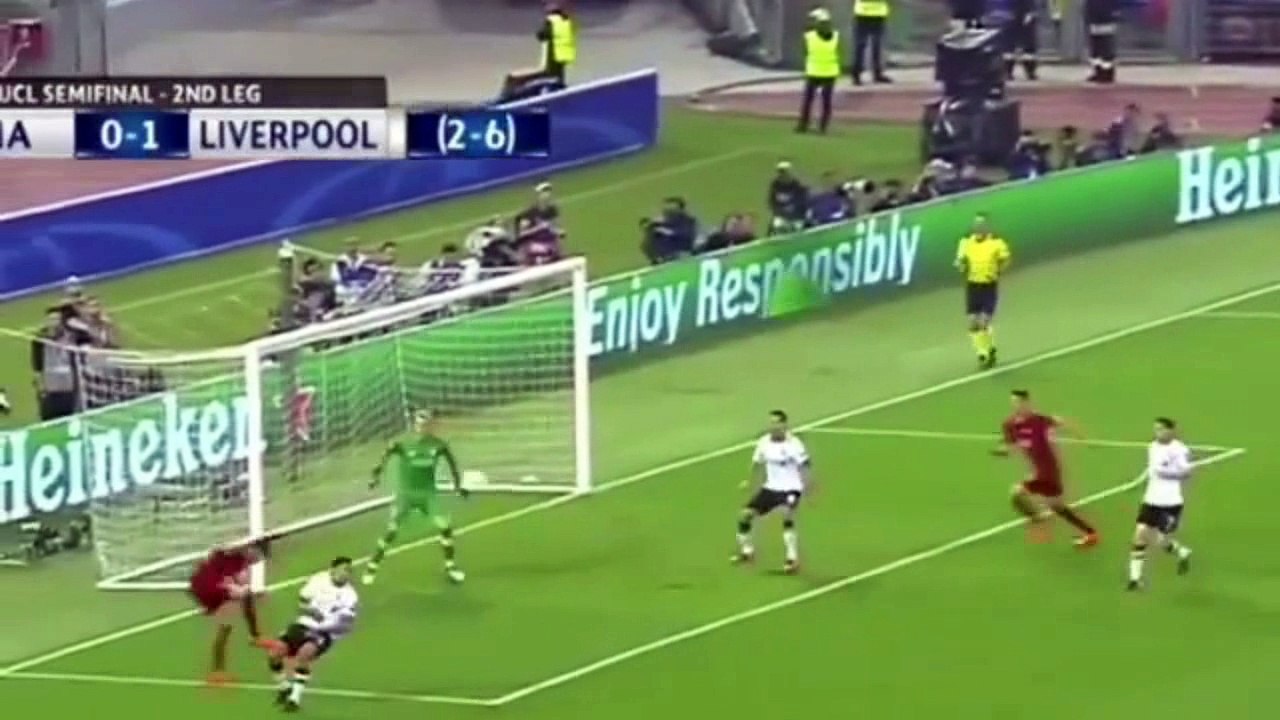أهداف مباراة روما وليفربول في دوري أبطال أوروبا (4-2)
