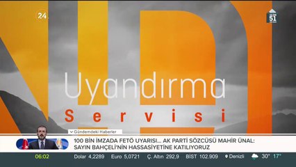 Sabah haberleri şimdi 24 TV'de