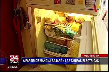 下载视频: A partir de mañana disminuirán tarifas eléctricas en la capital