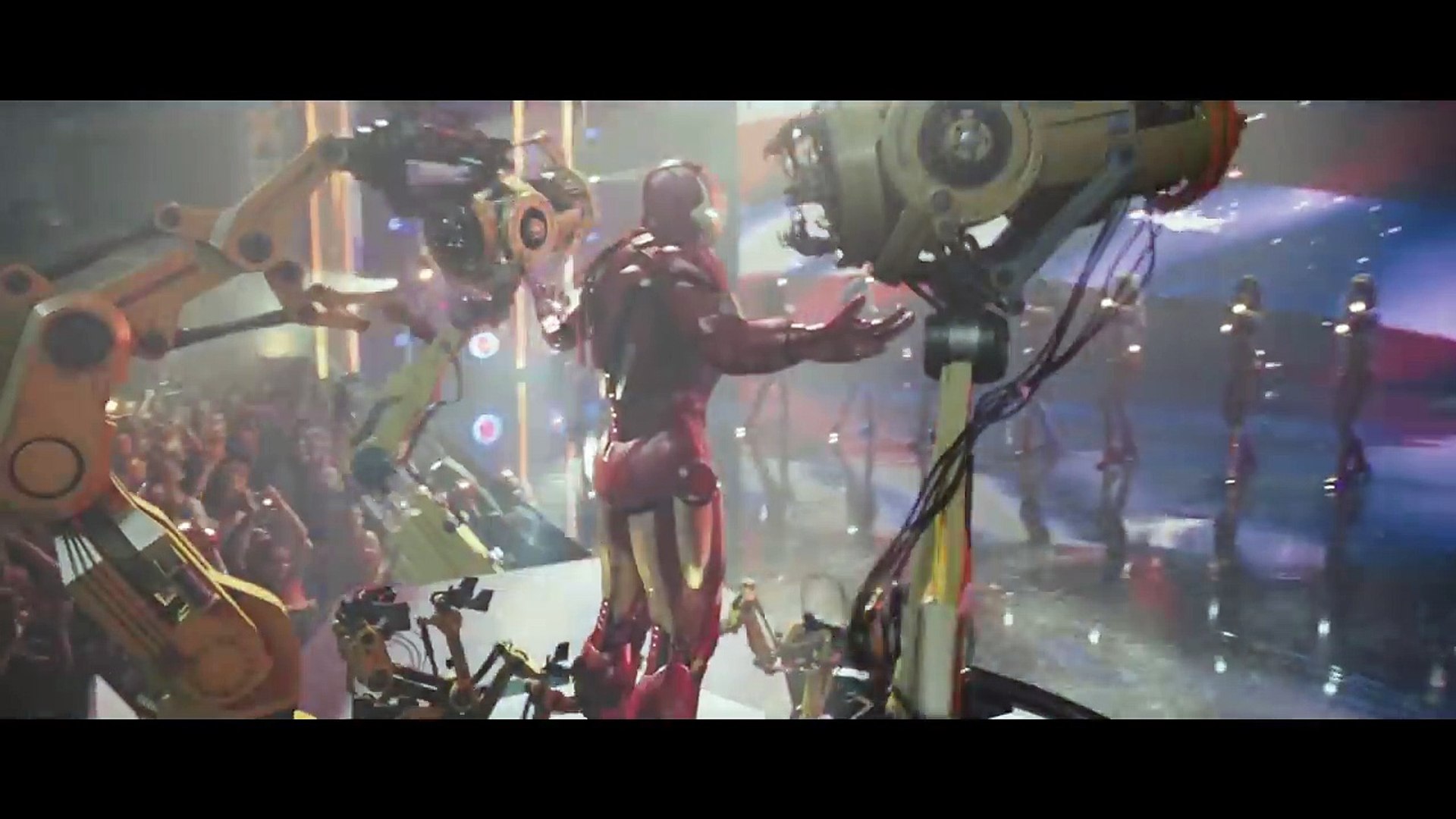 Iron Man All Suit Up Scenes 08 17 Robert Downey Jr Movie Hd Video Dailymotion