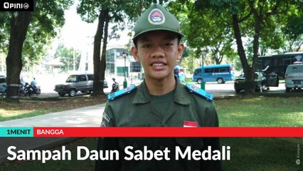#1MENIT | Sampah Daun Sabet Medali