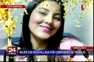 Miraflores: sujeto acuchilla a compañera de trabajo en entidad bancaria