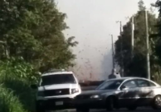 Lava Spews From Vent in Hawaii's Leilani Estates After Kilauea Volcano Erupts