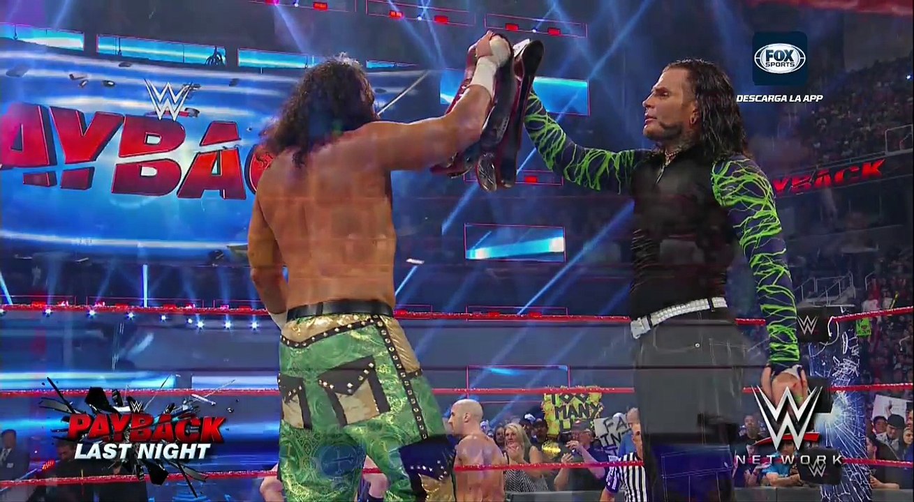PAYBACK THE HARDY BOYZ VS SHEAMUS Y CESARO