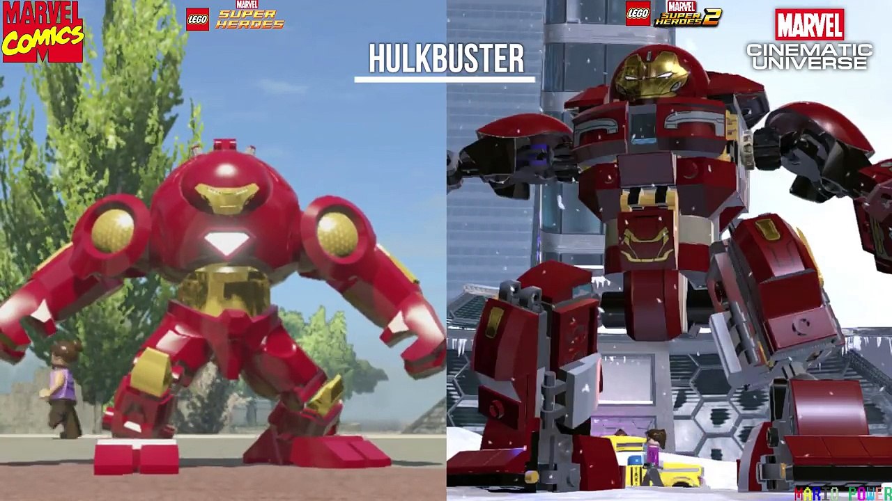 Lego Marvel Comics VS Lego MCU!!!