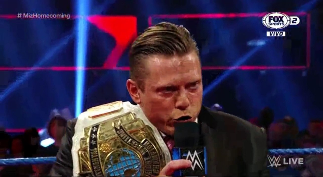 WWE SMACKDOWN LIVE 27/9/16 HIGHLIGTHS DOLPH ZIGGLER VS THE MIZ NO MERCY CARRER VS CHAMPIONSHIP