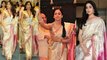 Jhanvi Kapoor wears Sridevi's SILK SAREE at 65th National Award Ceremony | Boldsky