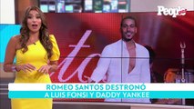 Romeo Santos destronó a Luis Fonsi y Daddy Yankee