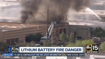 Phoenix fire crews training for new lithium battery fire dangers
