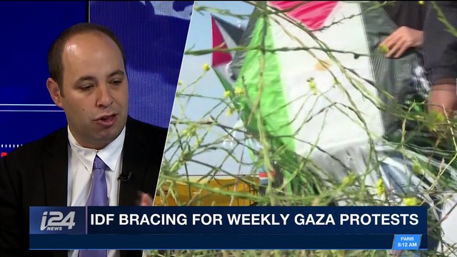 i24NEWS DESK | IDF bracing for weekly Gaza protests | Friday, May 4th 2018