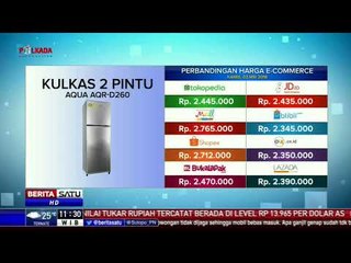 Скачать видео: Perbandingan Harga E-Commerce: Kulkas 2 Pintu Aqua AQR-D260