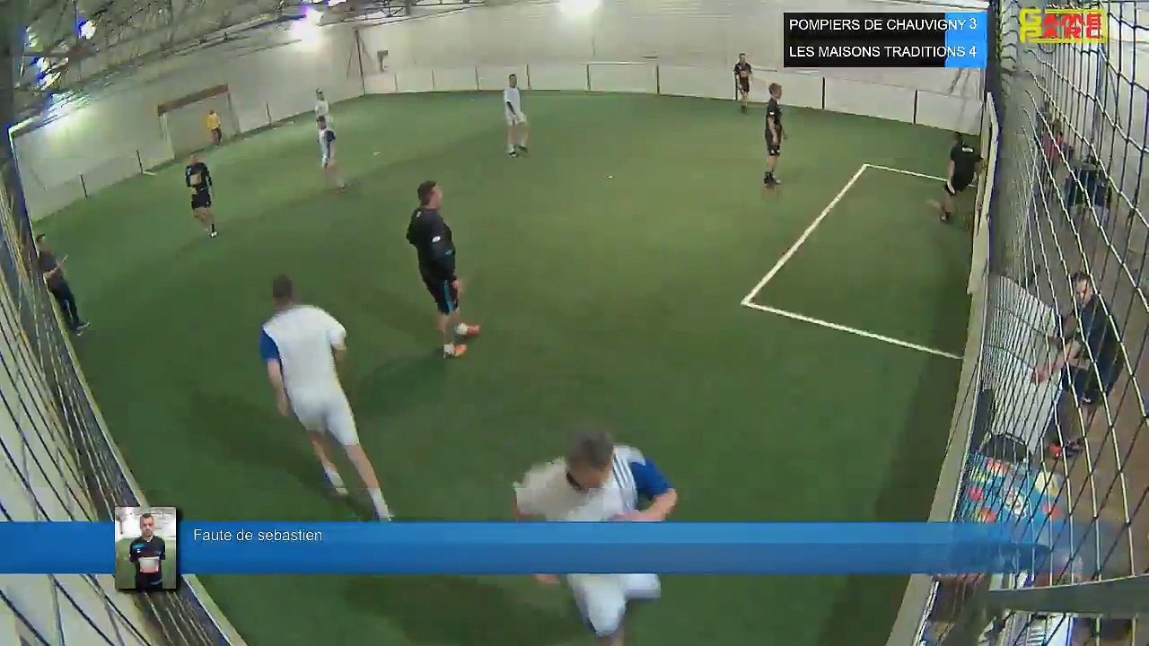 Faute de sebastien - POMPIERS DE CHAUVIGNY Vs LES MAISONS TRADITIONS - 03/05/18 20:00 - LIGUE 2