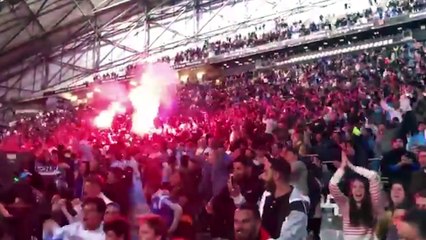Vidéo : l'ambiance de feu à Marseille !