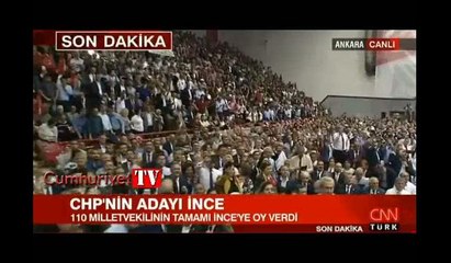 CHP'de tarihi an: Muharrem İnce CHP rozetini çıkardı, Türk bayrağını taktı