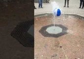 Beach Ball Appears to 'Magically' Levitate in Fountain