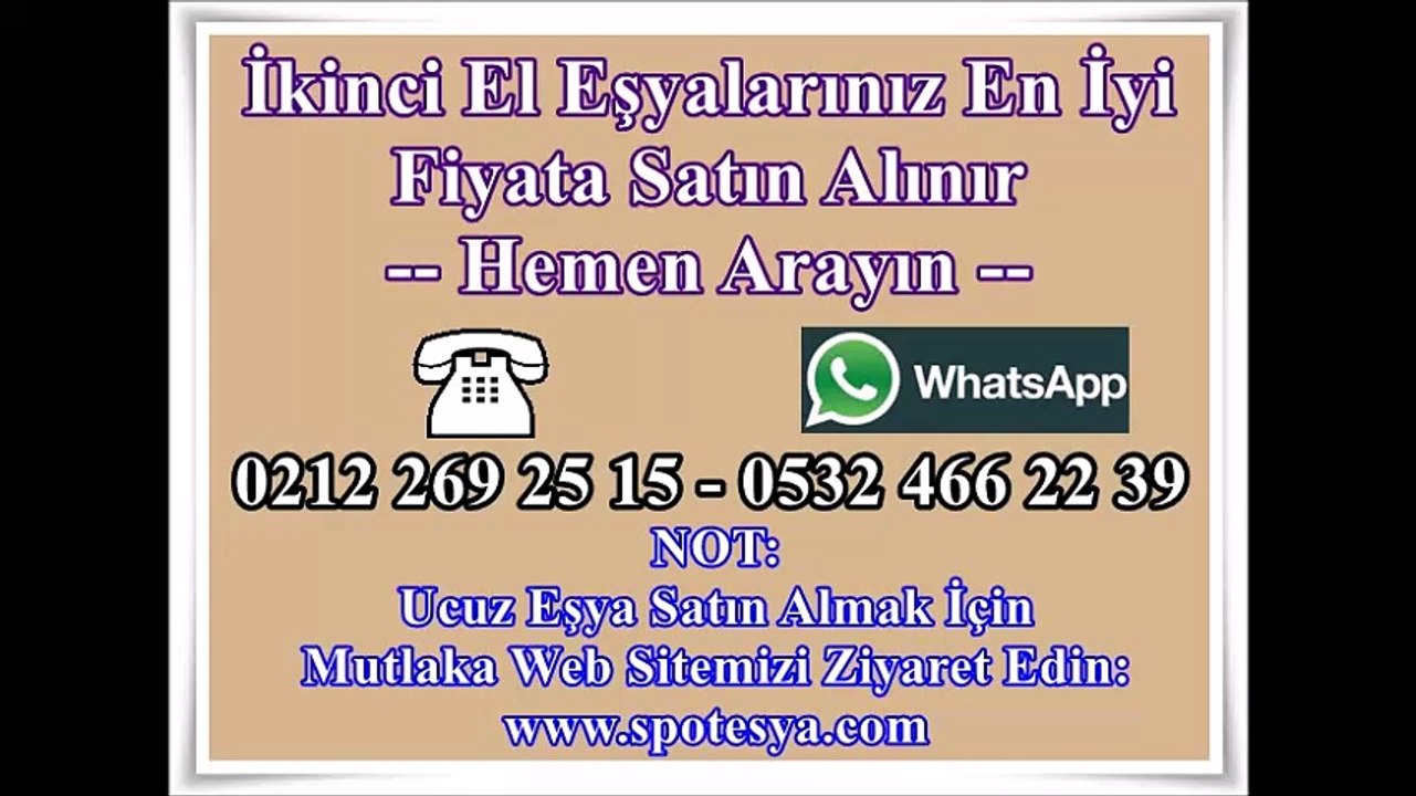 Eski mobilya satmak istiyorum