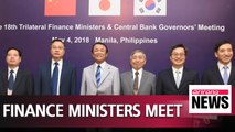 S. Korea, China, Japan finance ministers urge resistance to protectionism