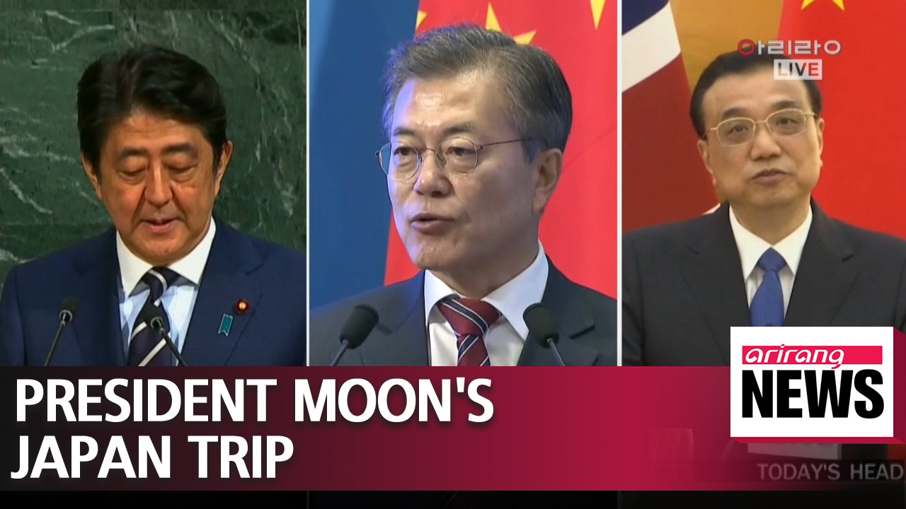"S. Korean Pres. Moon's Japan trip next week completes presidential visits to four most ...