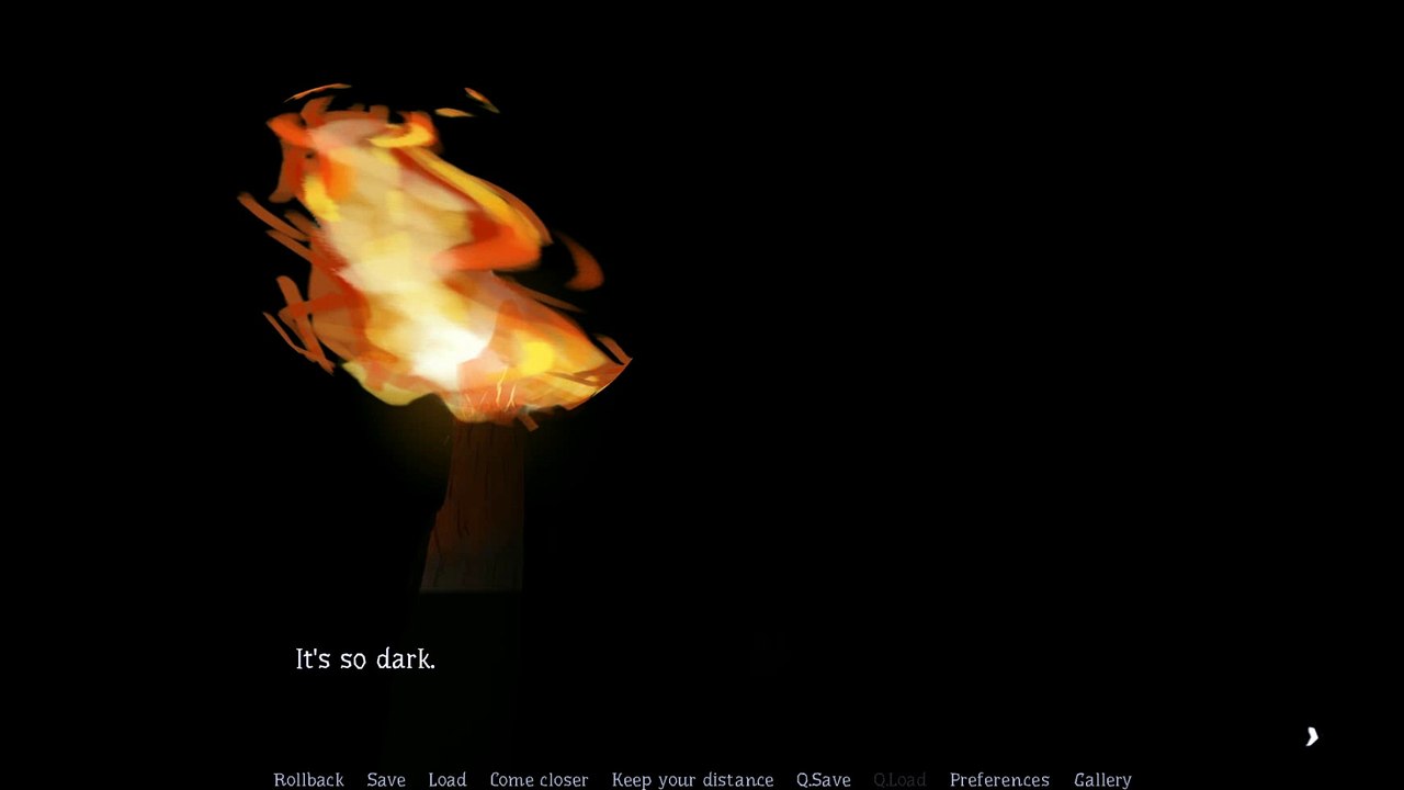 Black - Playthrough - True Ending (A Dark Visual Novel)