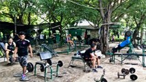 Free Gym - Lumphini Park, Bangkok