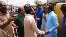 A guy beating reporter during live reporting