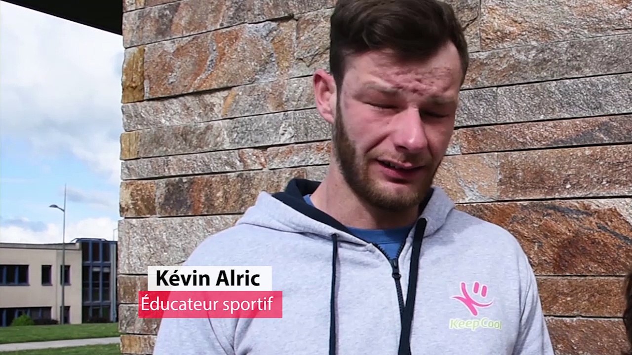 Non-voyante, elle participe à  l'Ekiden à Rodez